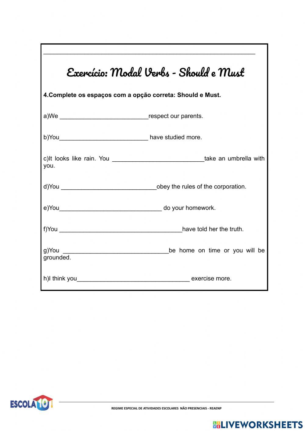 Roteiro de Inglês  - 9 ano- 10 ° quinzena