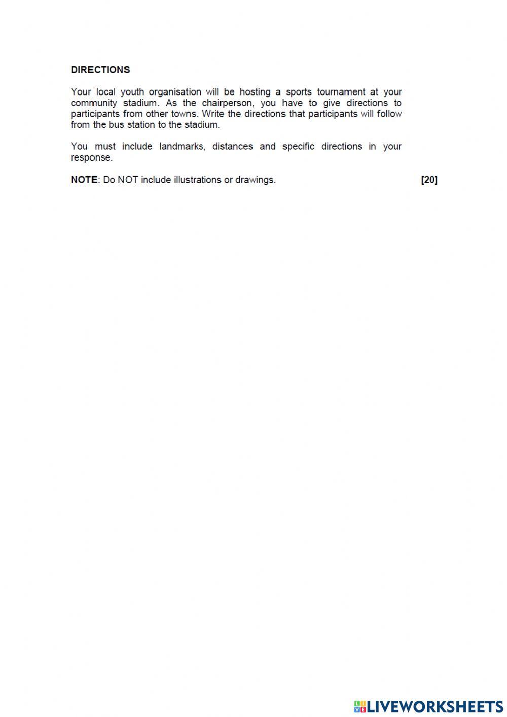 English paper 3 writing part 3