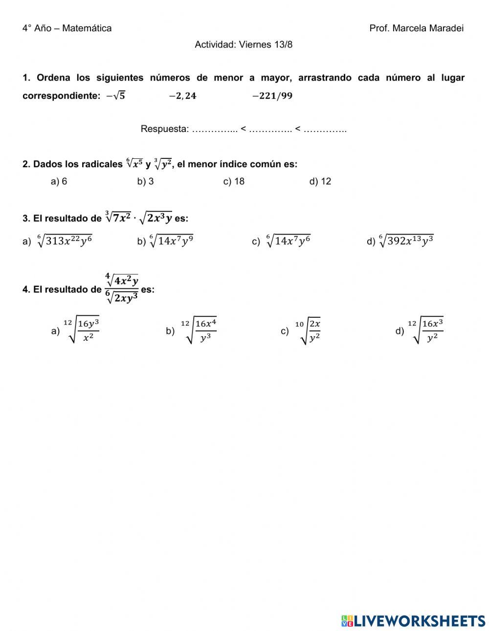Números irracionales