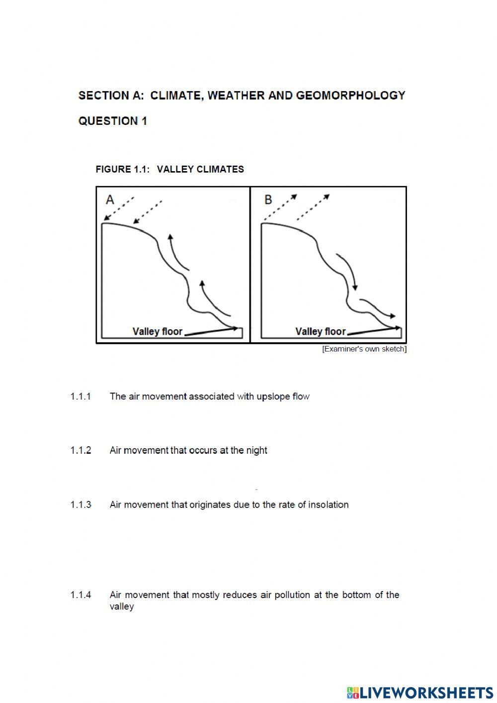 Geography part 1 paper 1
