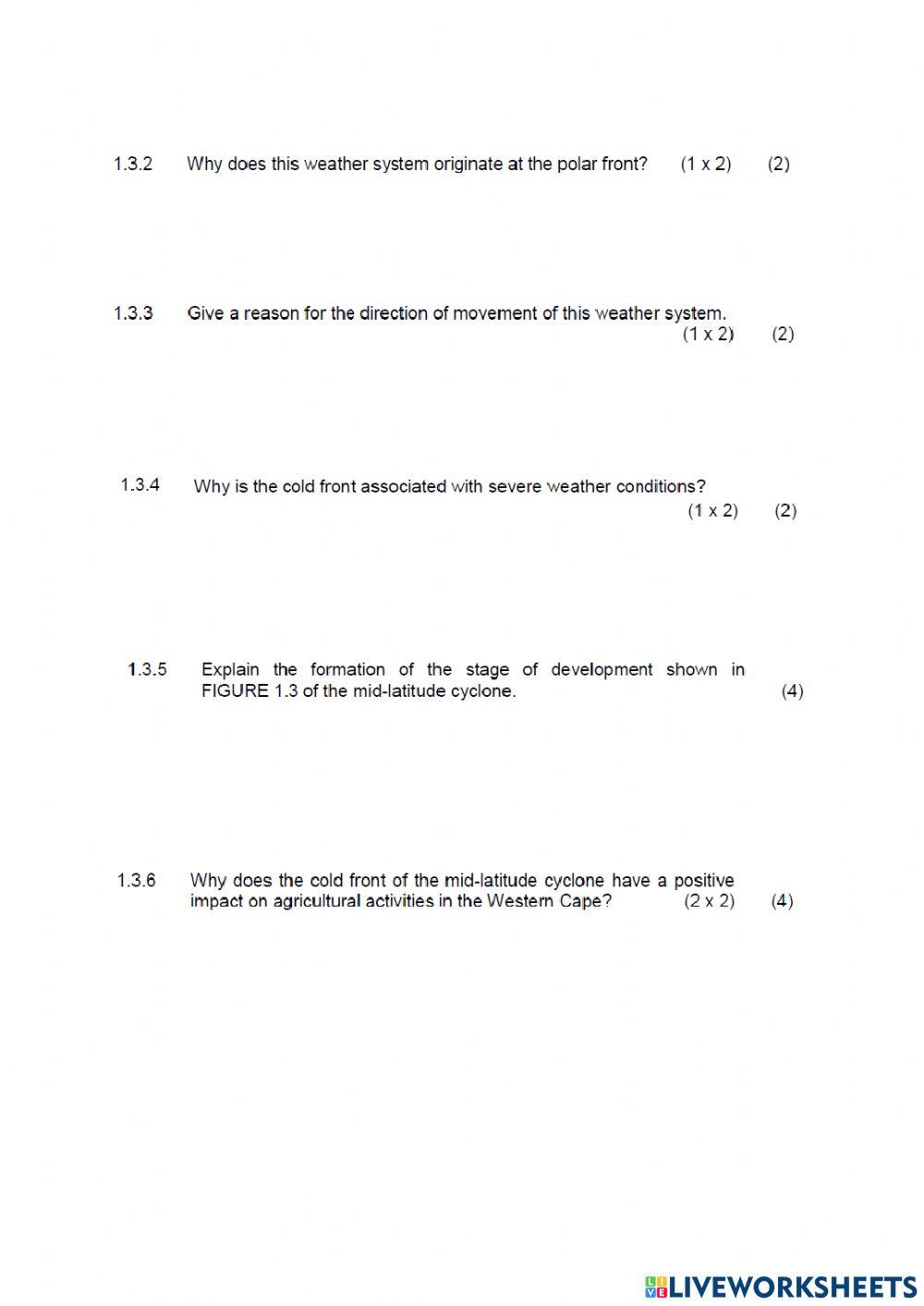 Geography part 1 paper 1