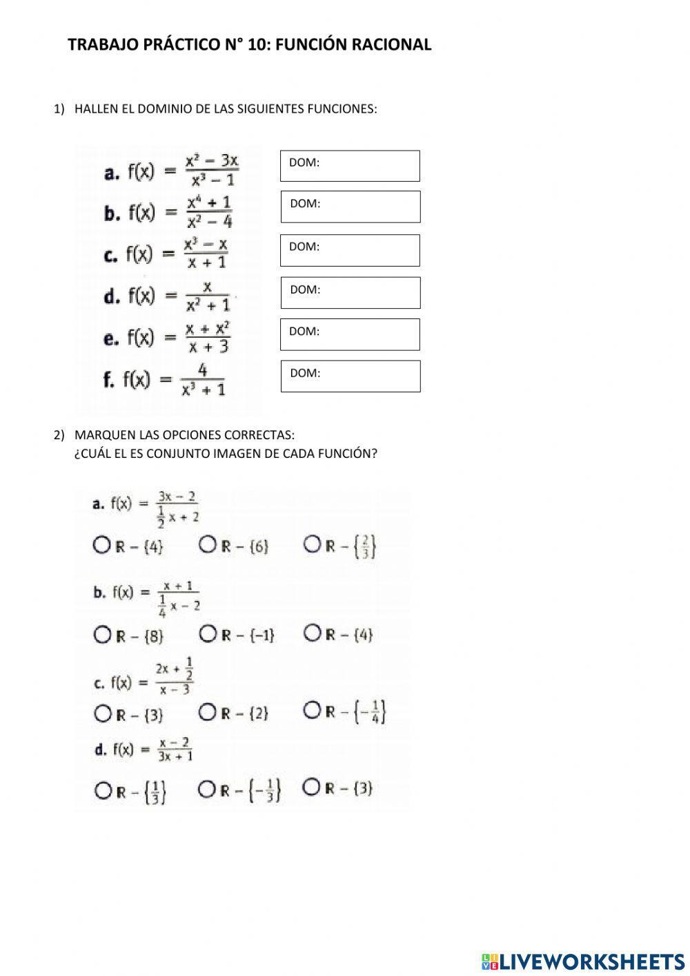 Tp n 10 función racional