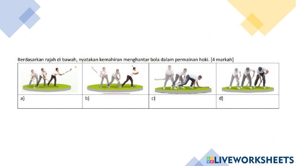 Latihan pjpk hoki tingkatan 3