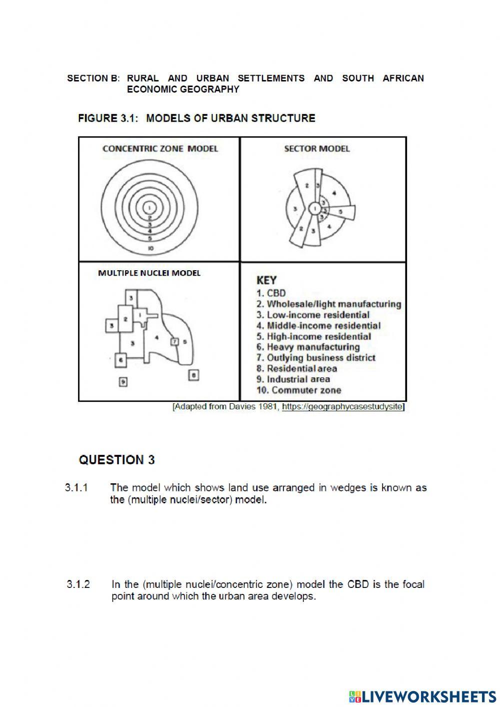Geography paper 1 part 4
