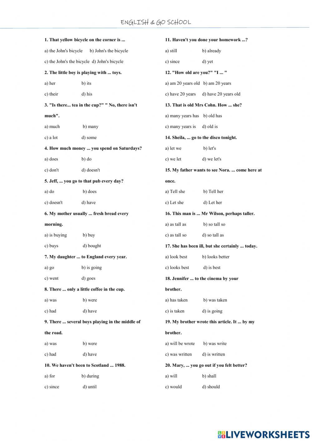 multiple-choice-test-4-worksheet-live-worksheets