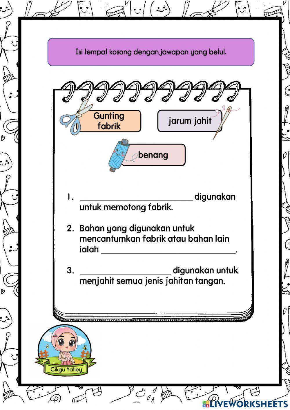 Alatan dan bahan jahitan