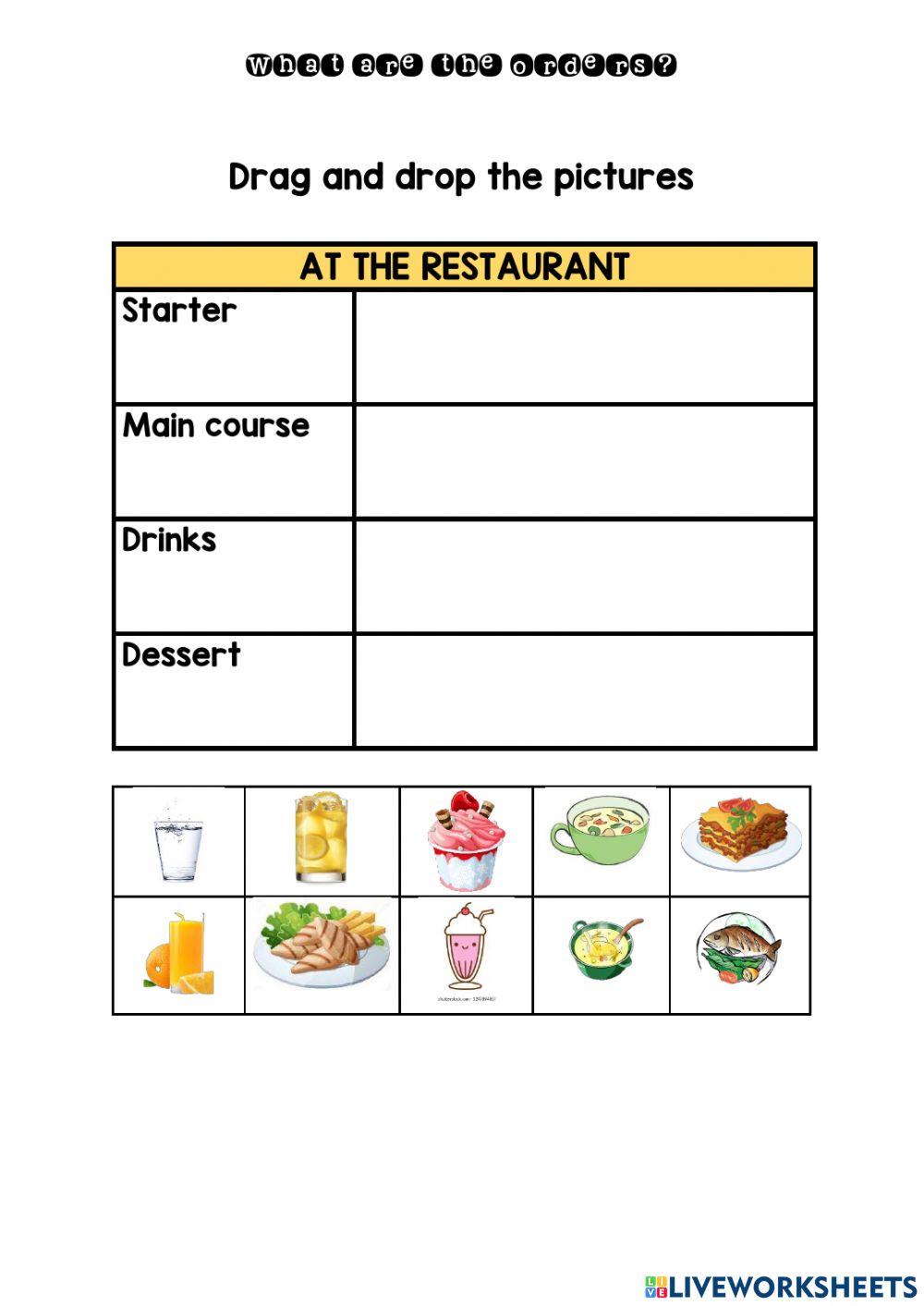 What would you like to order?