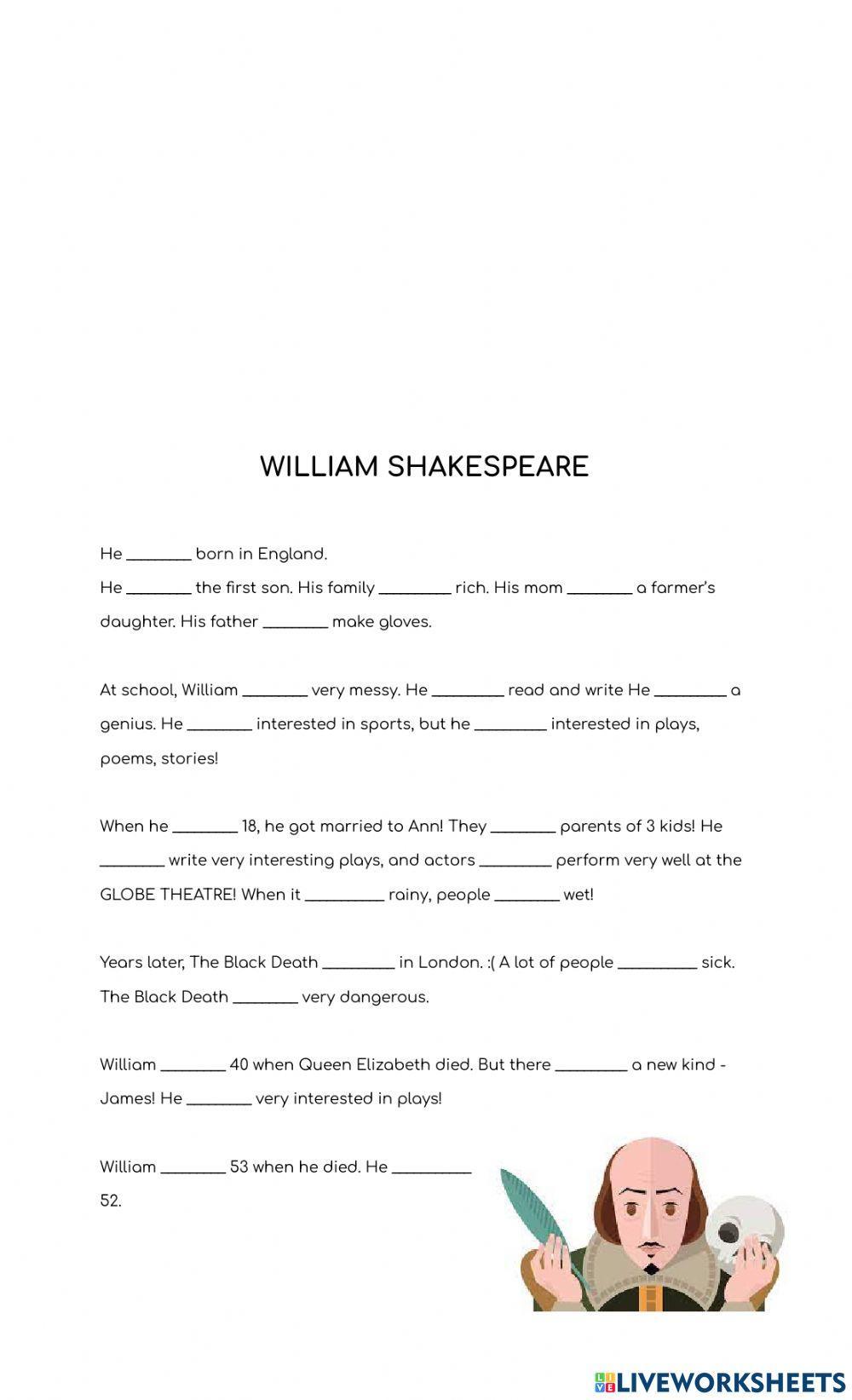William shakespeare bio