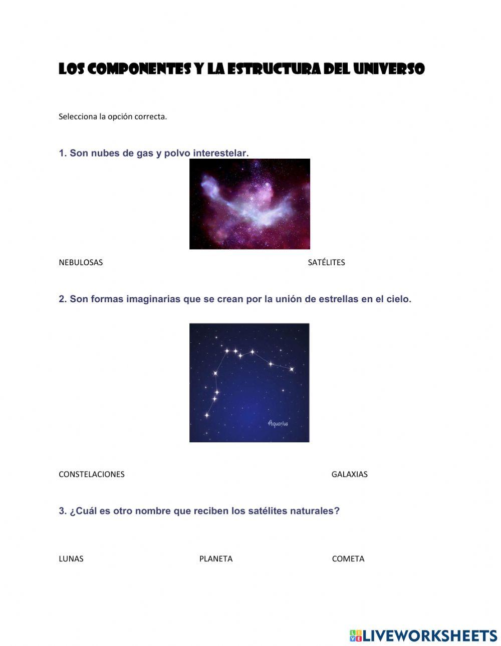 Componentes del Universo