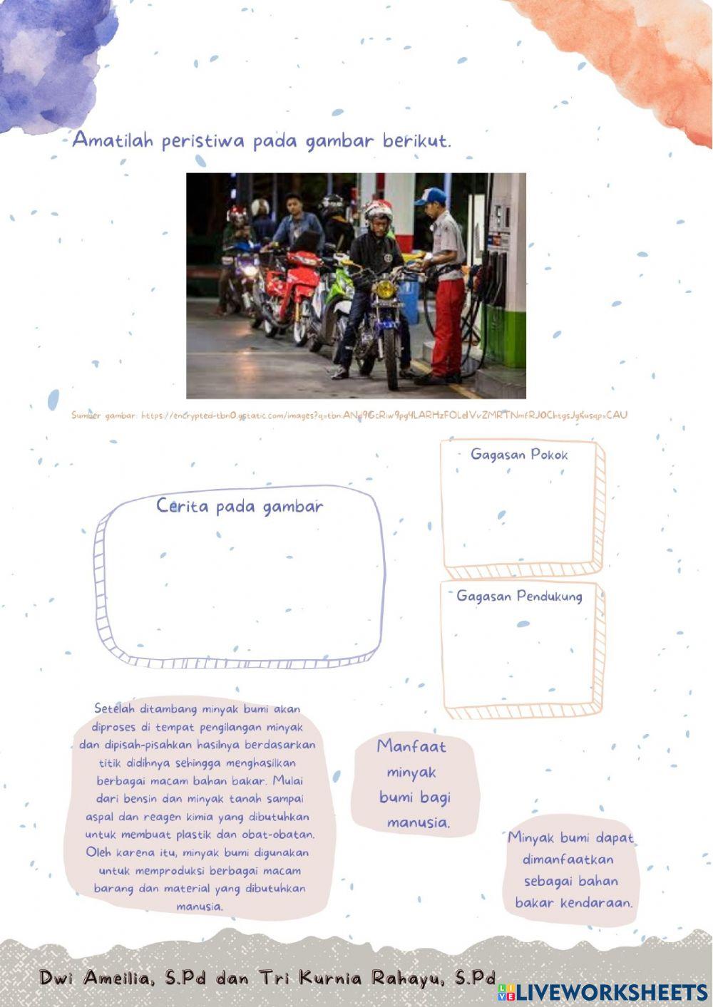 Bahasa Indonesia : Gagasan Pokok dan Gagasan Pendukung