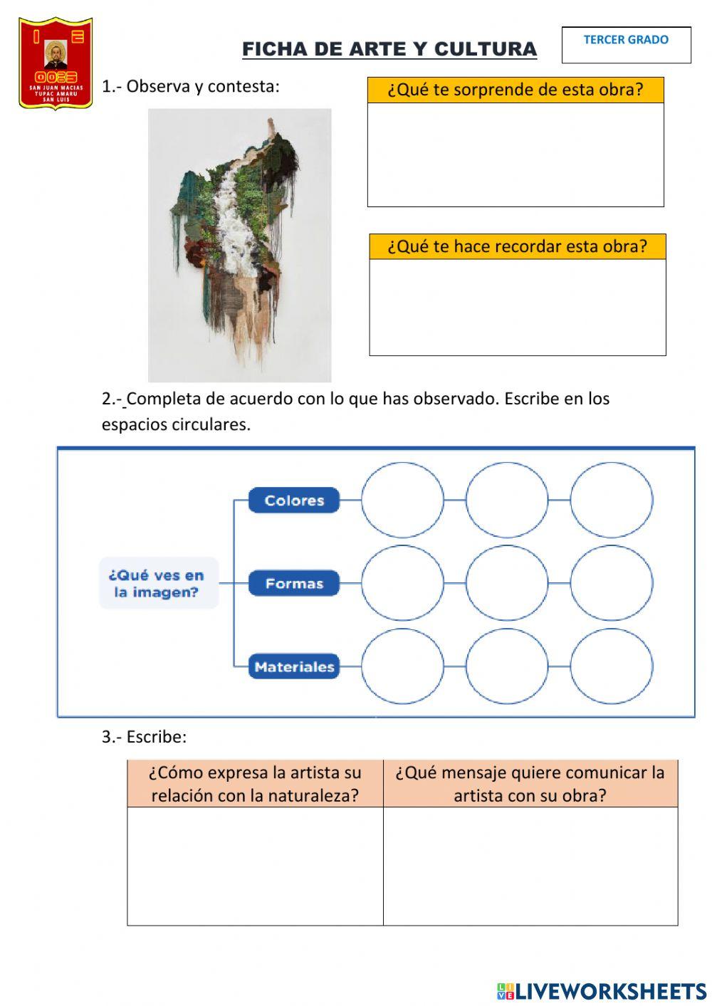Ficha de Arte y Cultura