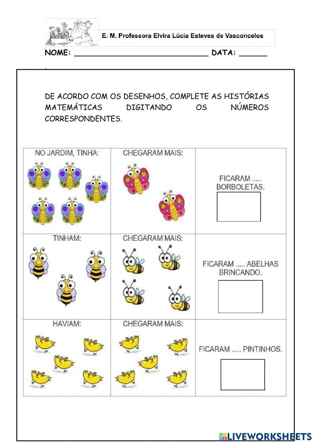 Histórias matemáticas