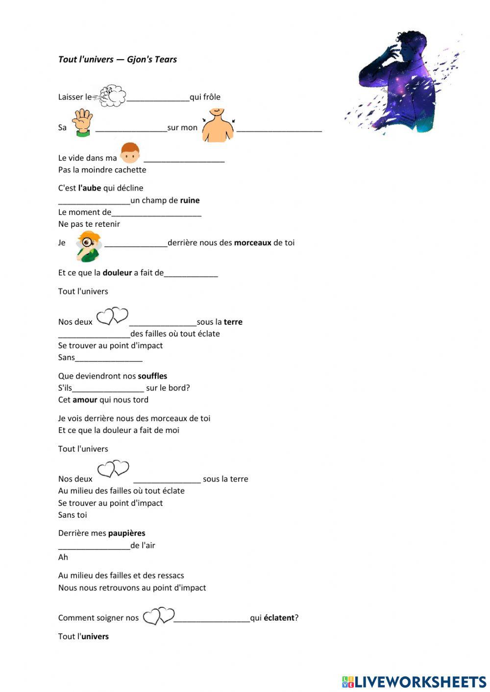Gjon's Tears - Tout l'Univers