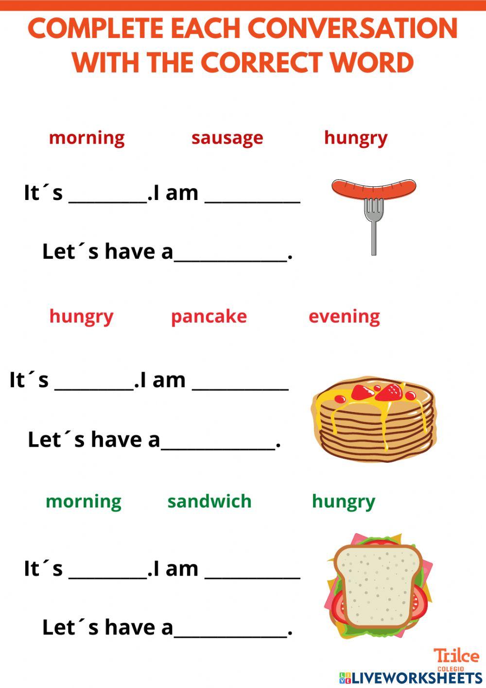 Whats for lunch? grammar