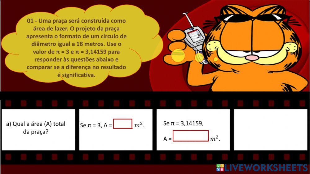 Círculo e polígono regular