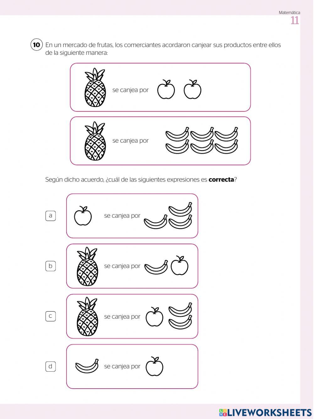Evaluación Diagnostica de Matemática