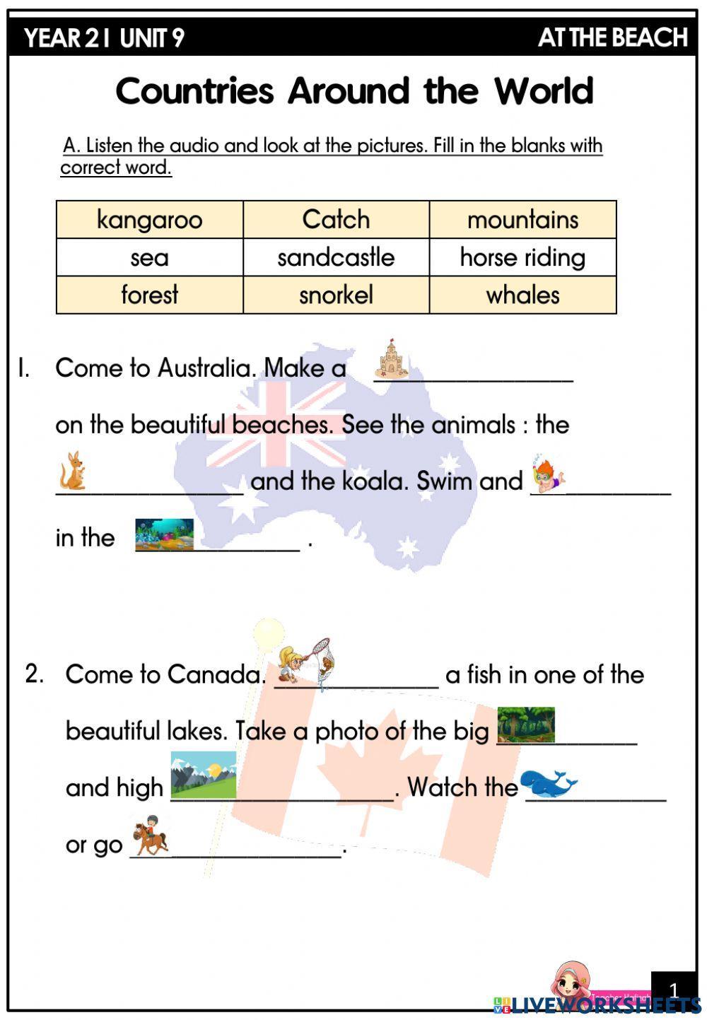 Year 2-let's go to the beach- writing