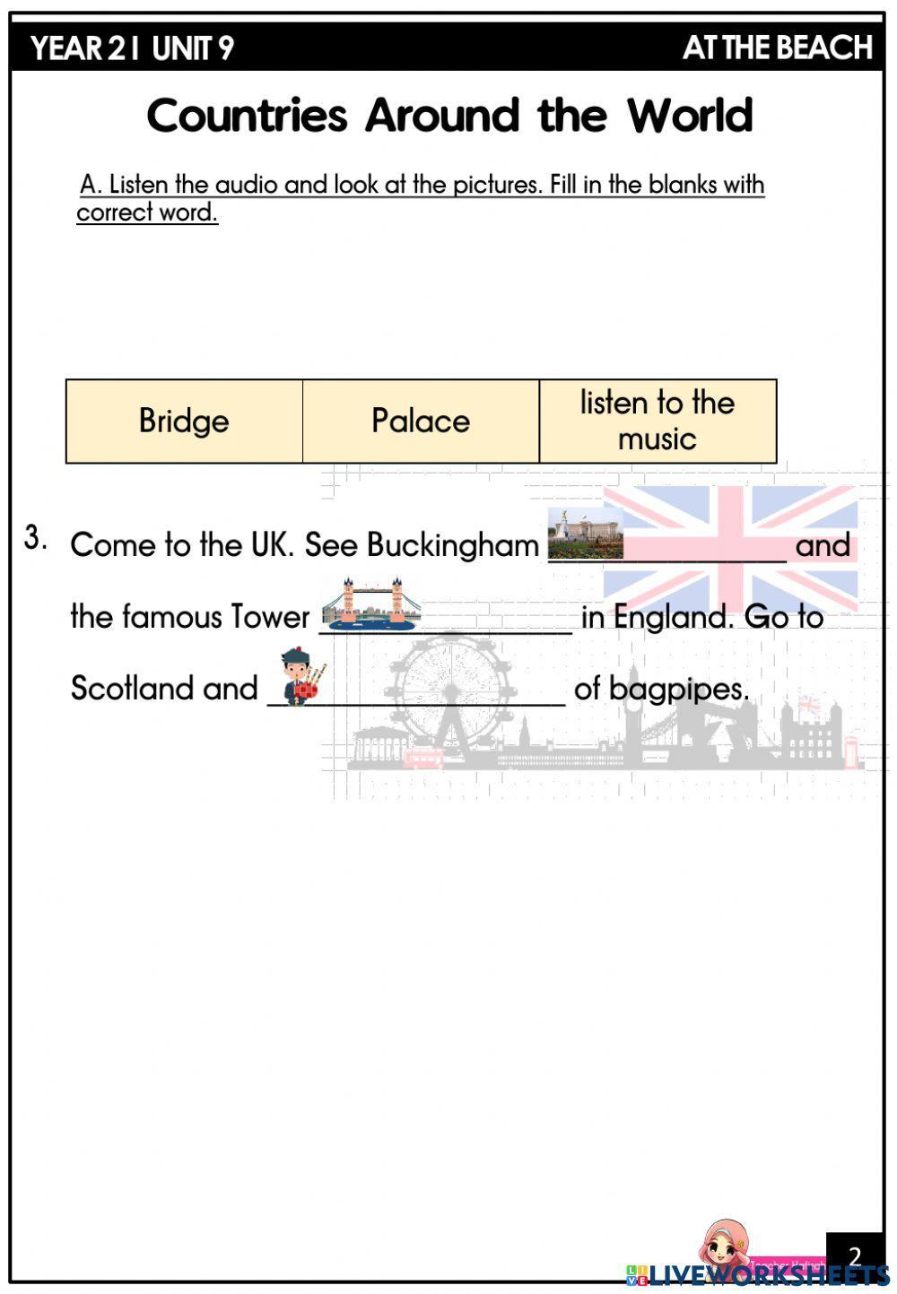 Year 2-let's go to the beach- writing