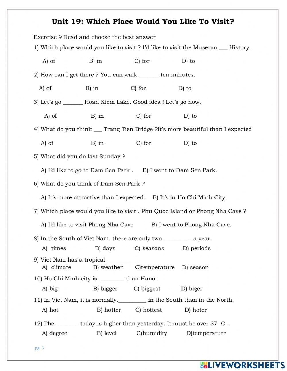 Unit 19.English 5.Ms Mai