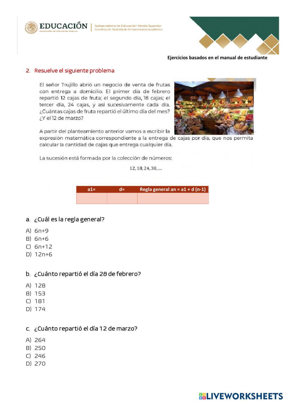 C1-Sucesiones aritméticas