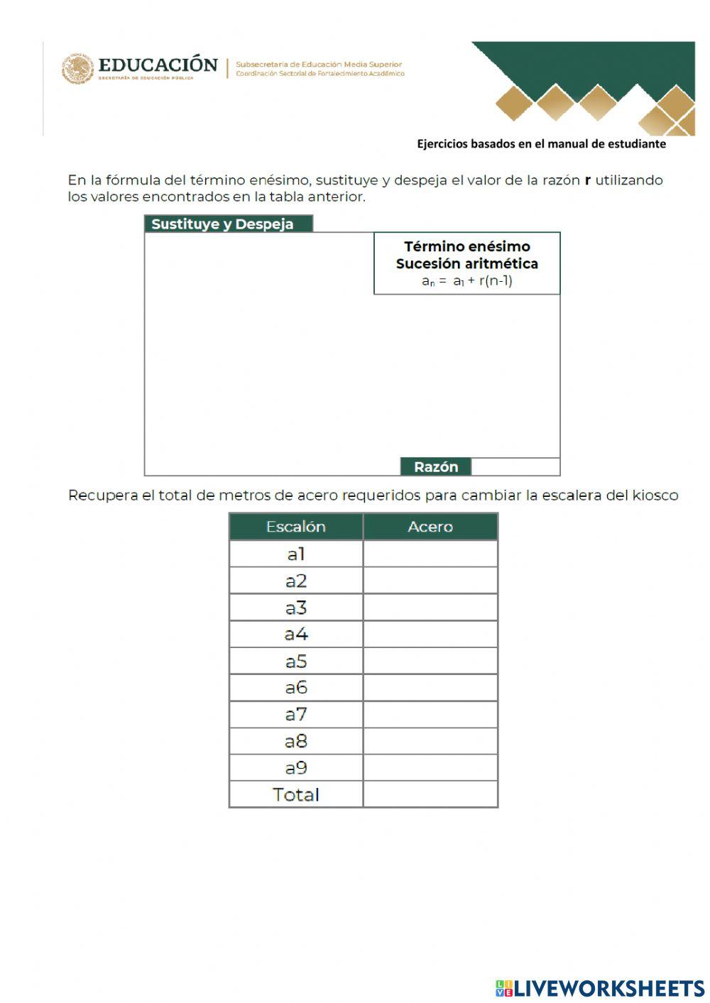 C1-Sucesiones aritméticas