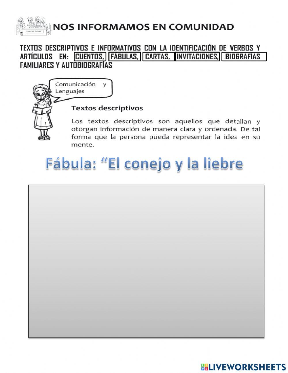 Fábula del Conejo y la Liebre