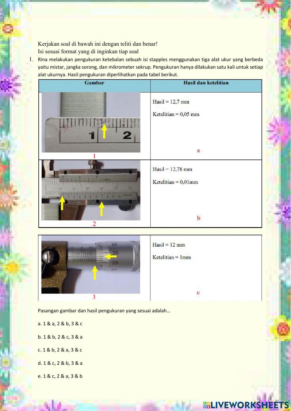 Lembar penilaian kd 1 kls x