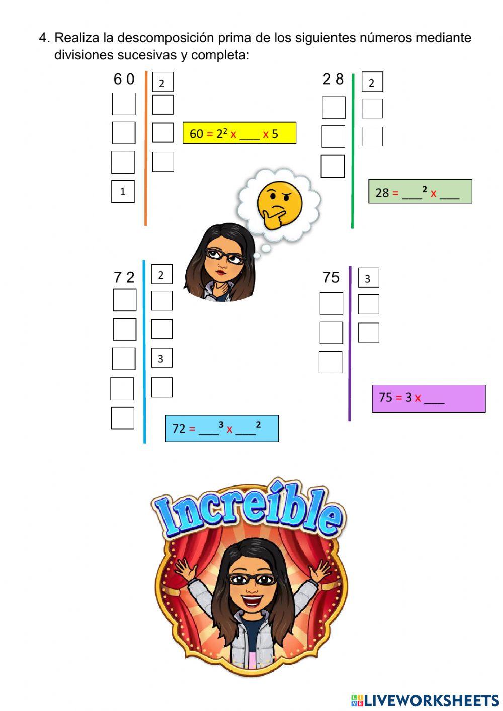 Descomposición prima