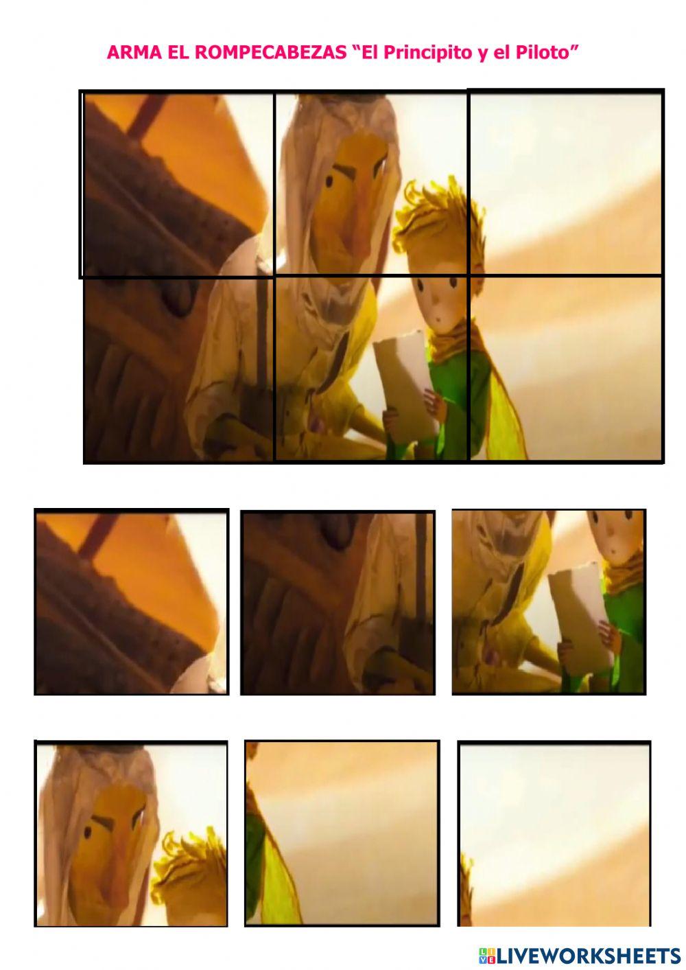 Rompecabezas -El Principito y el Piloto-