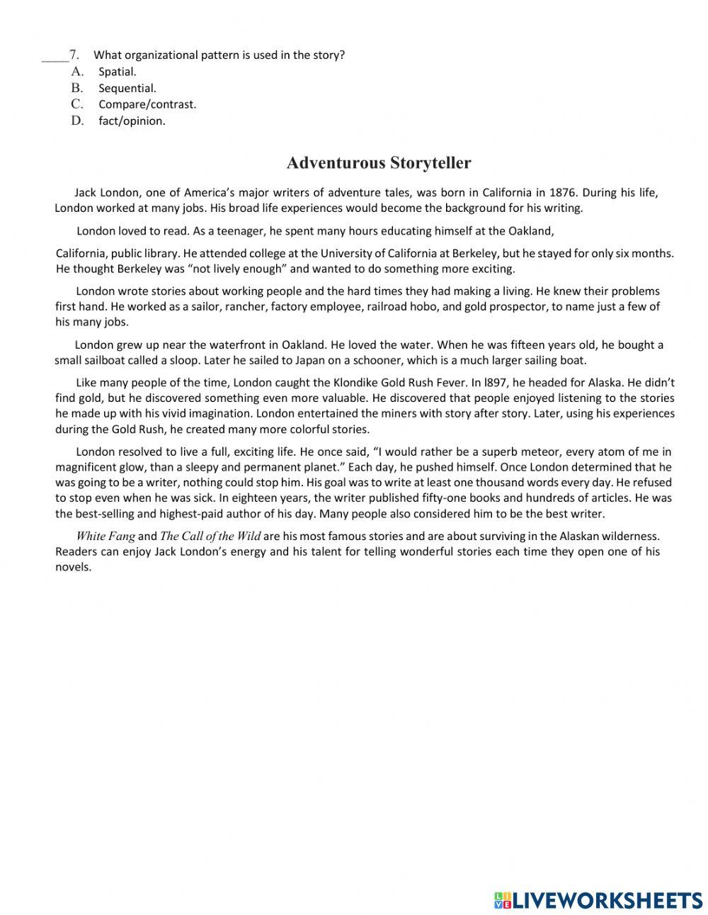 9 Literature Diagnostic Test