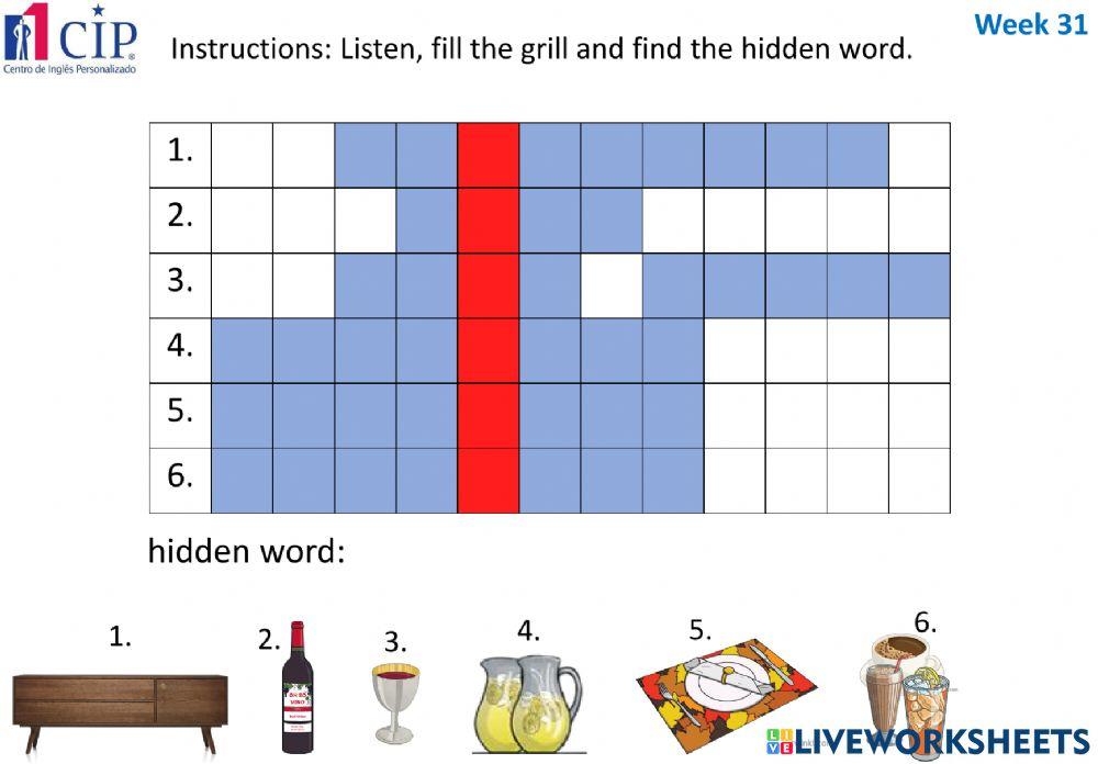 KIDS Dinning Room Week 31