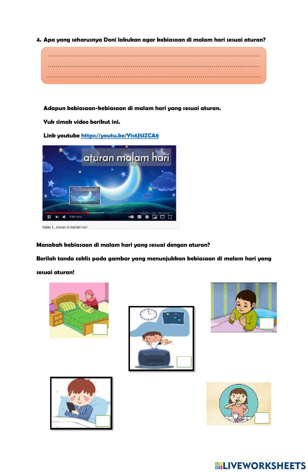 Lkpd kegiatan malam hari