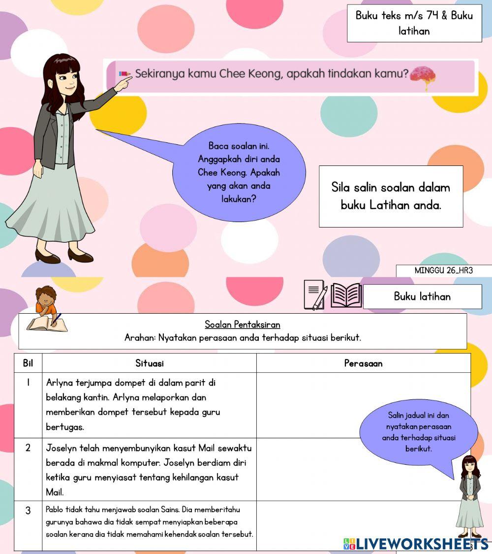 Pendidikan Moral Tahun 3 Unit 10