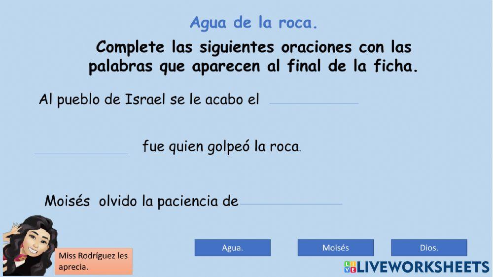 Moisés Agua de la Roca