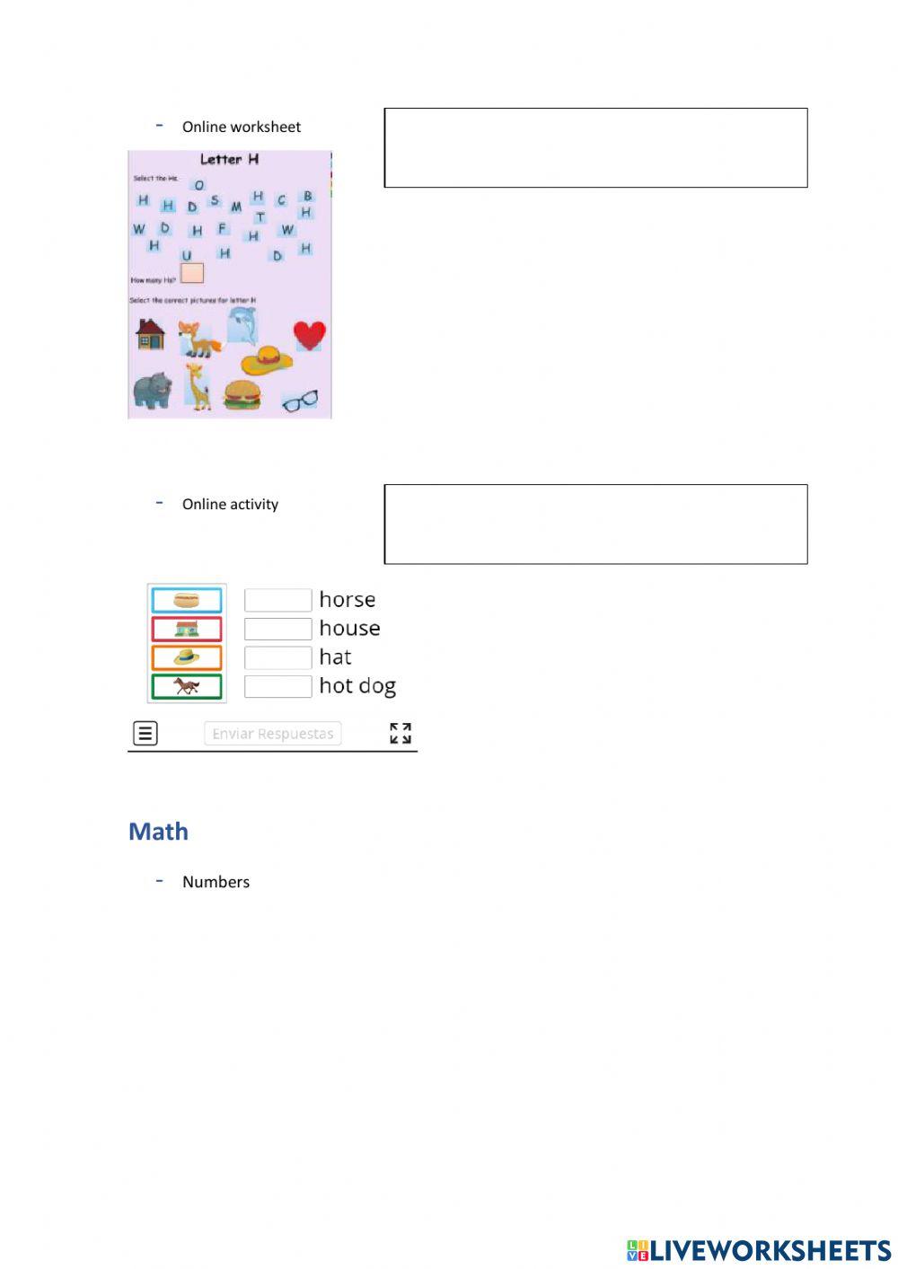 Weekly activities week 14