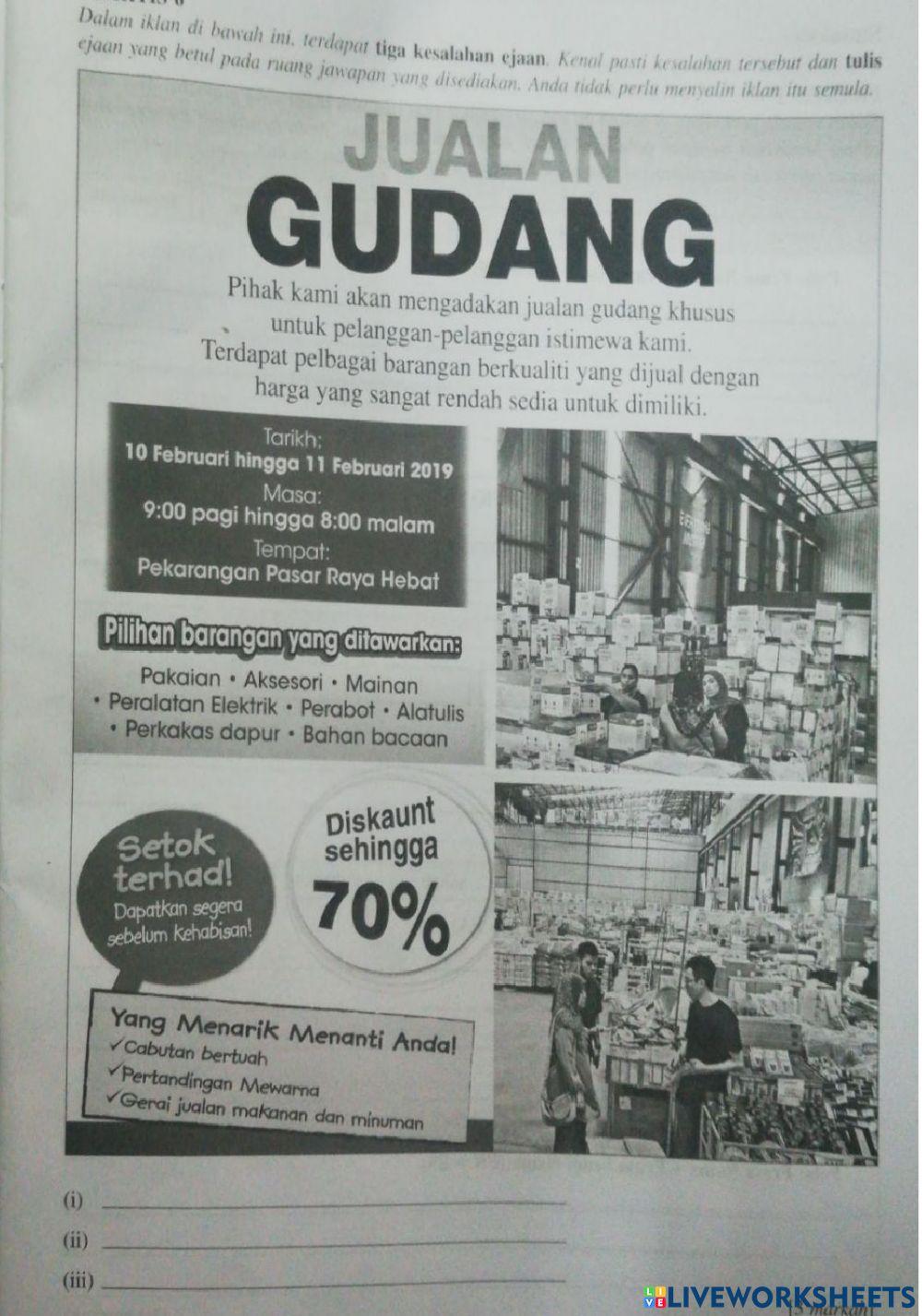 Latihan sistem bahasa pt3