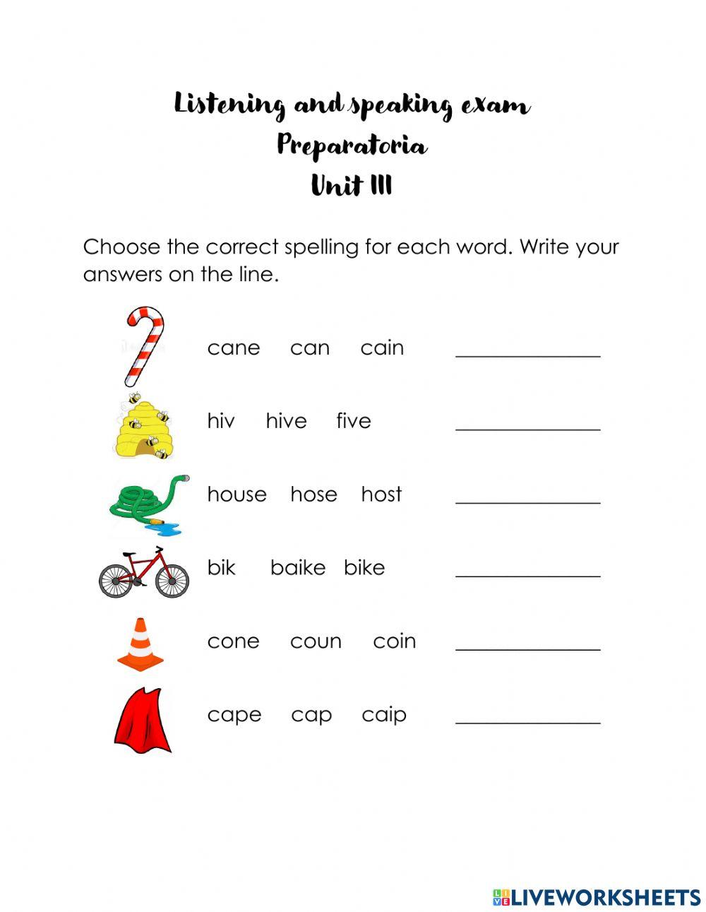 Long vowels sounds