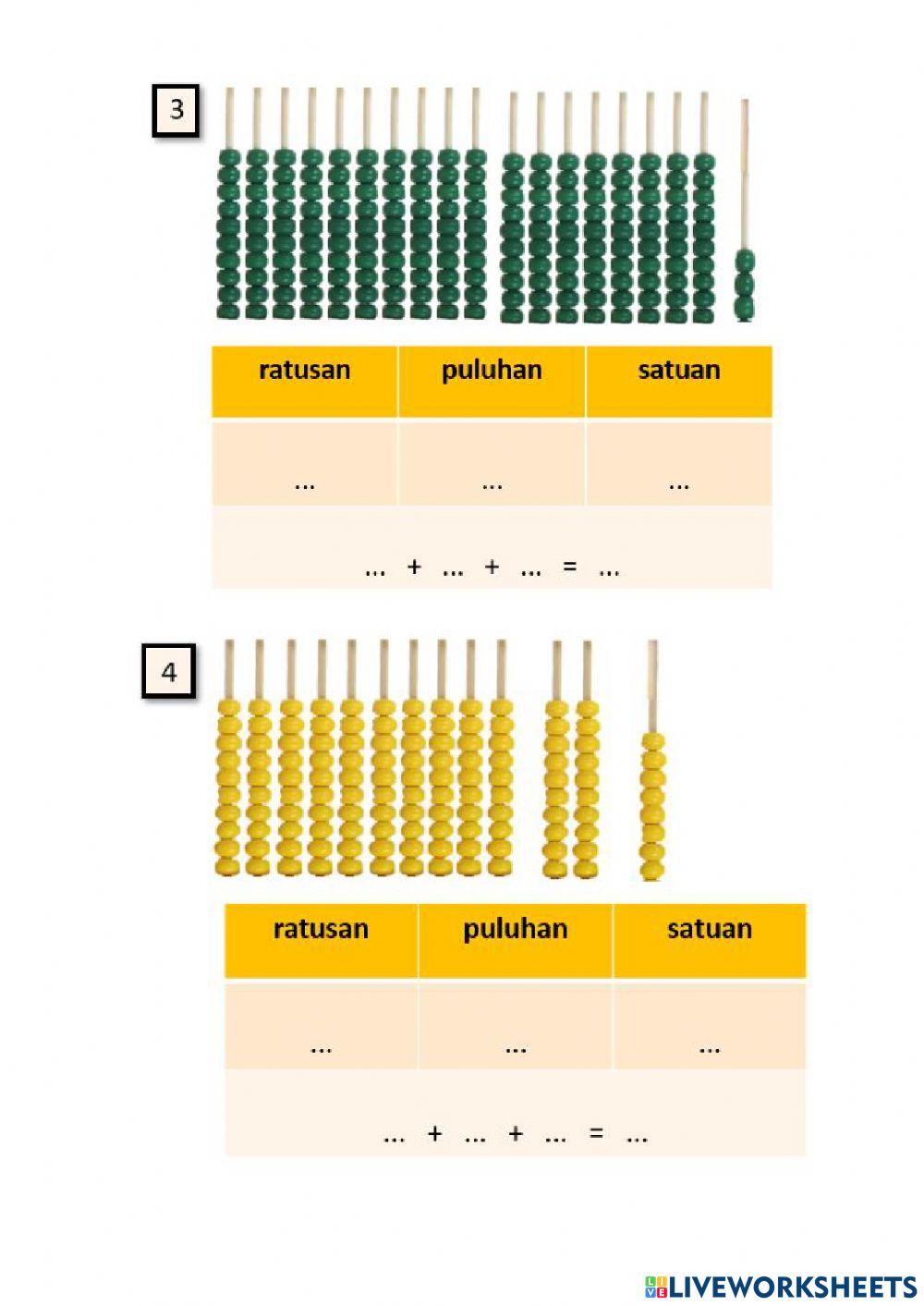 Latihan Nilai Tempat