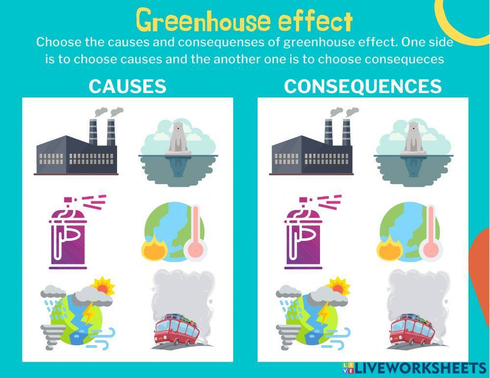Greenhouse Effect Worksheet Middle School Carbon cycle and green house