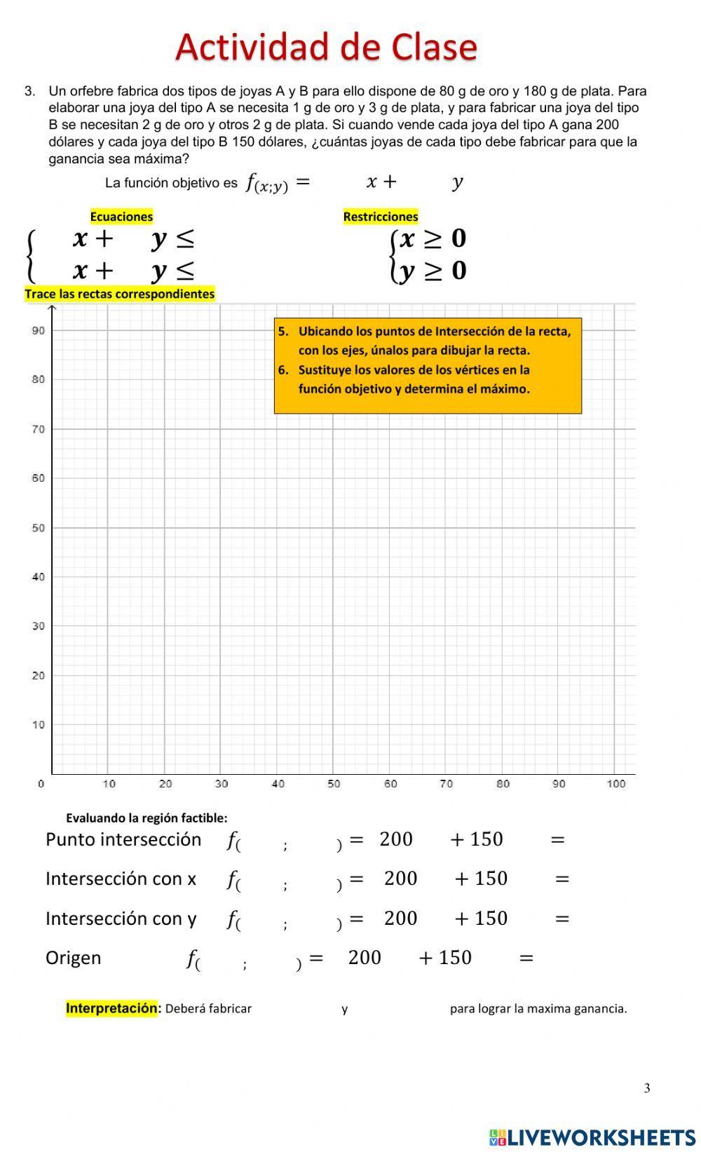 Programación Lineal  A 3