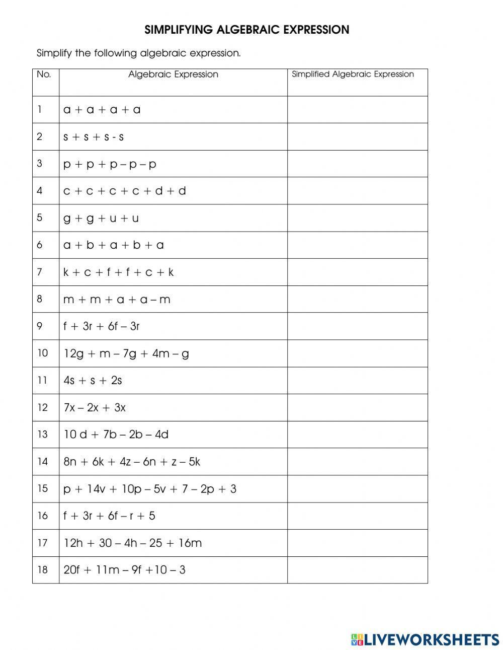 1256661 Simplifying Algebraic Expression Juzielee 1256661-simplifying-algebraic-expression-juzielee