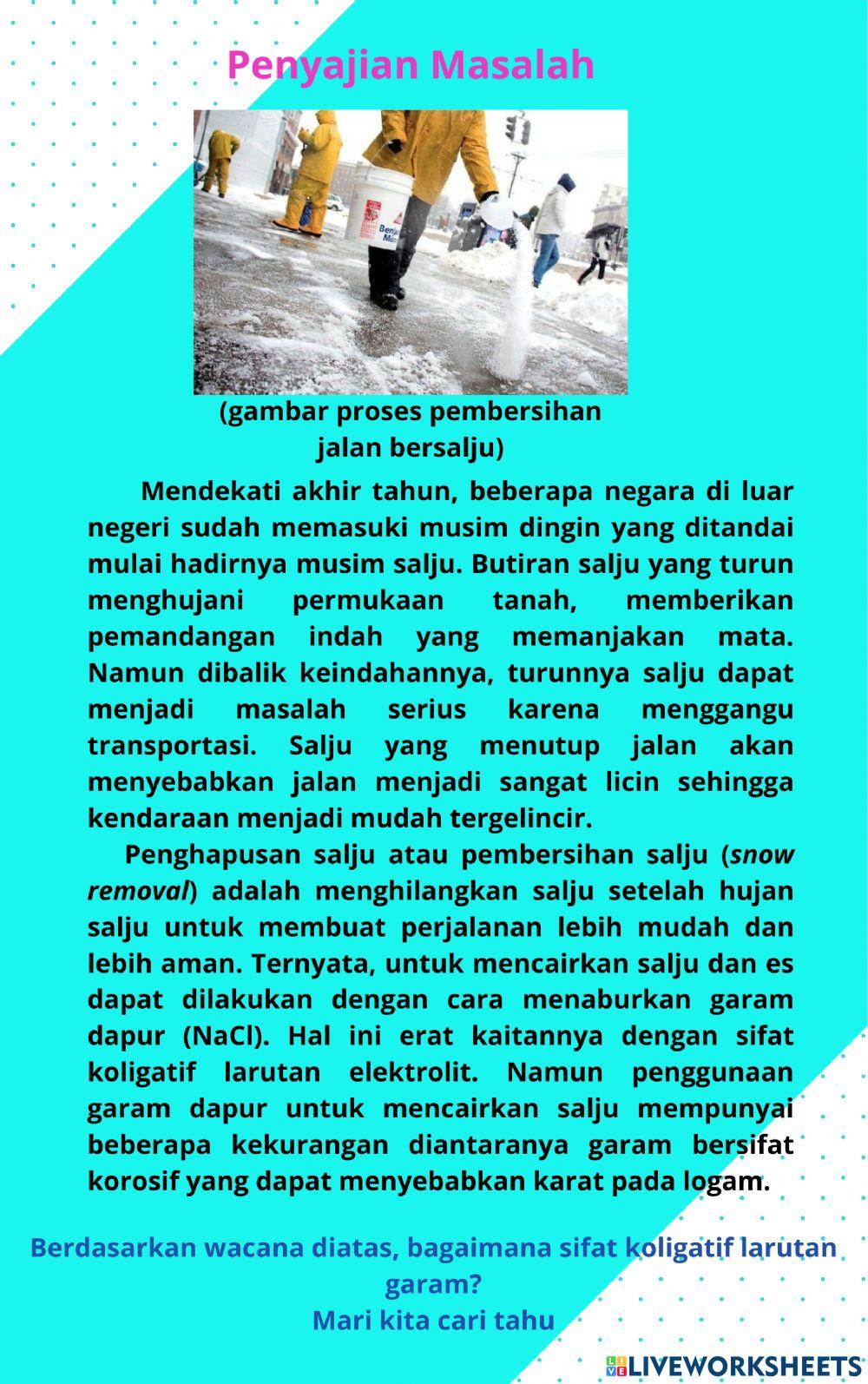 Sifat koligatif larutan elektrolit