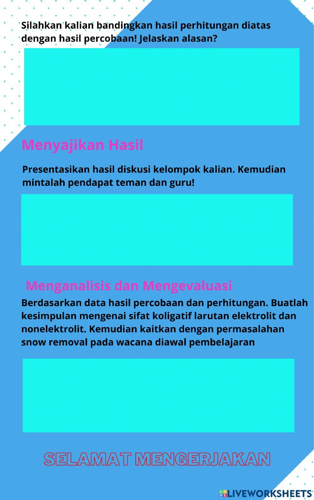 Sifat koligatif larutan elektrolit