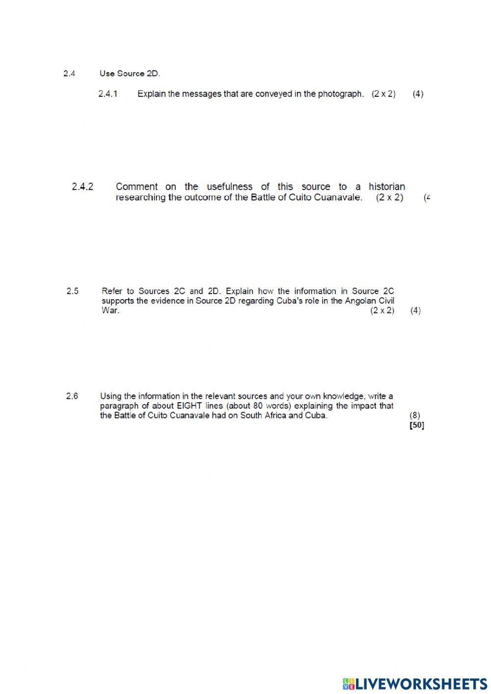 History paper 1 part 2