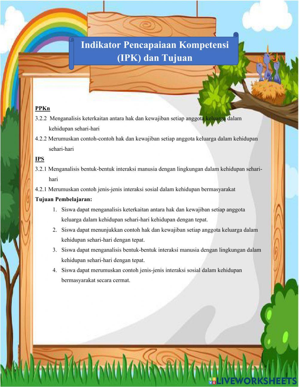 LKPD kelas 5 tema 4 sub tema 1