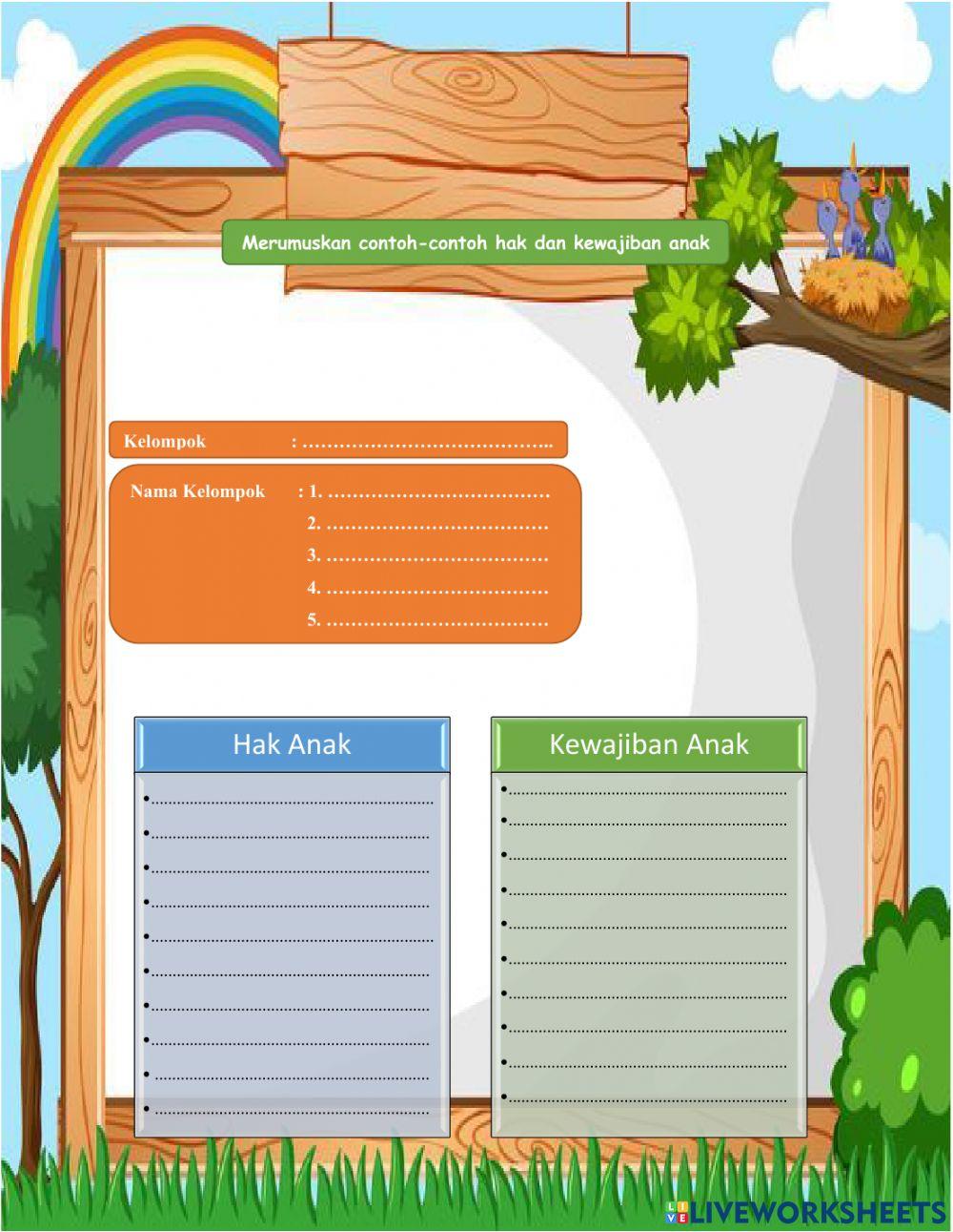 LKPD kelas 5 tema 4 sub tema 1