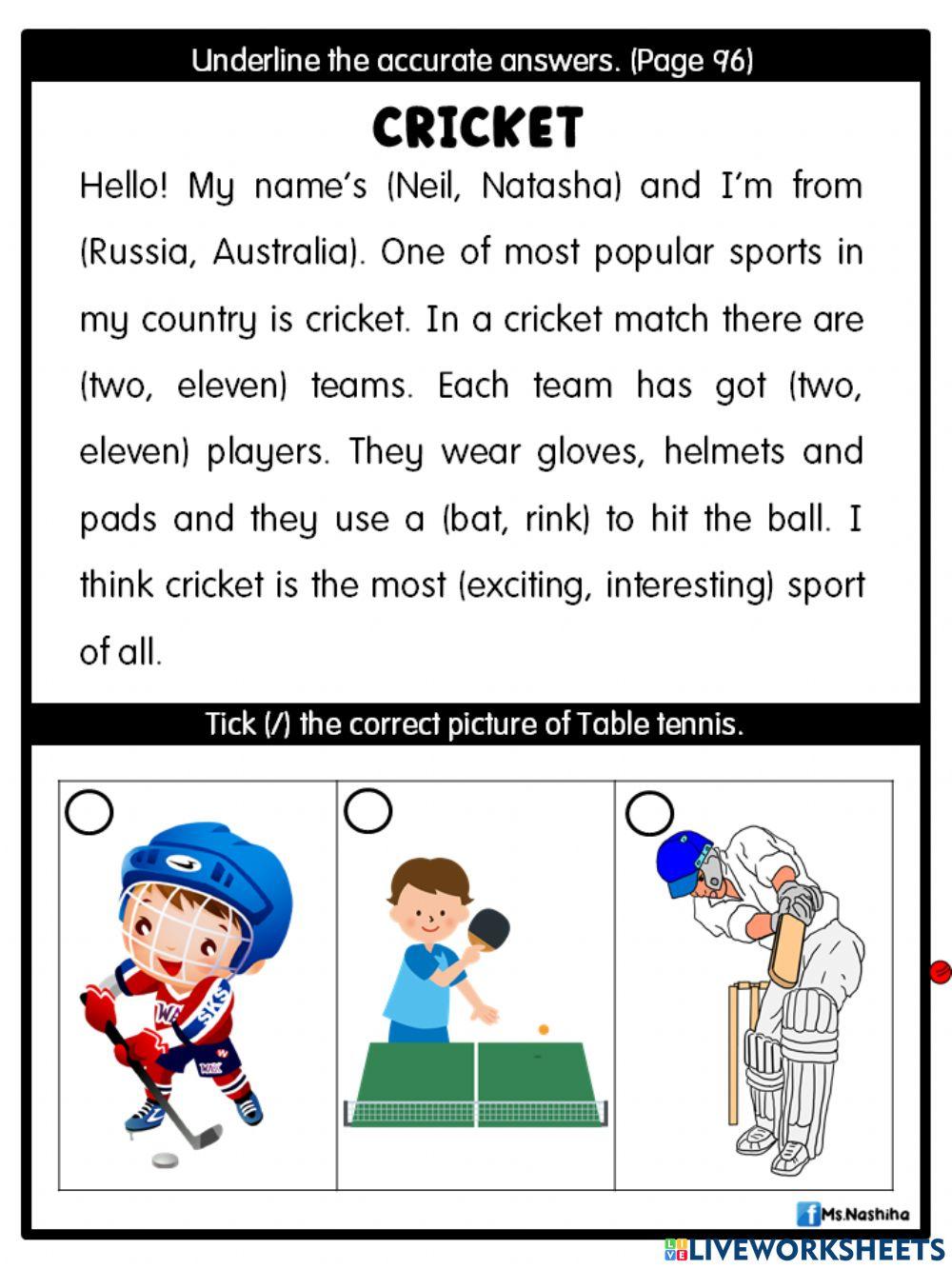 Module 9 : Get Active!