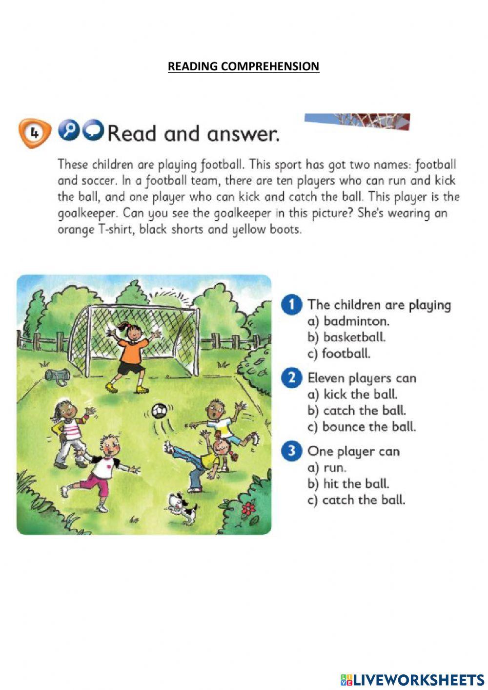 Reading Comprehension