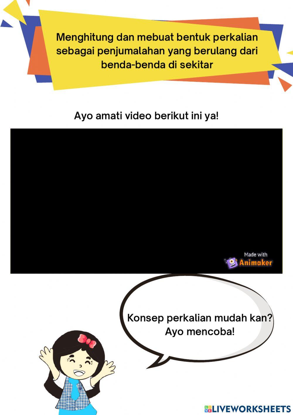 Kosa kata dan Perkalian