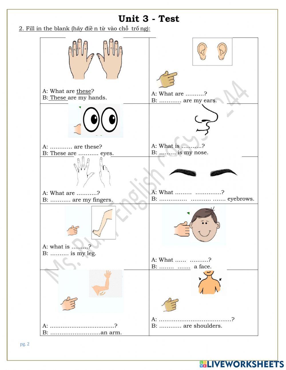 Test Unit 3 fam1 Test Unit 3 fam1